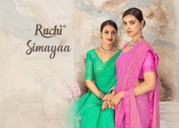 RUCHI SIMAYAA VOL-24 32301A TO 32303D DESIGNER SAREE WHOLESALER IN SUART